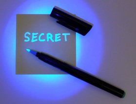 invisible ink secret message
