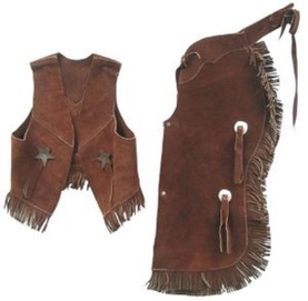 Western vest and chaps