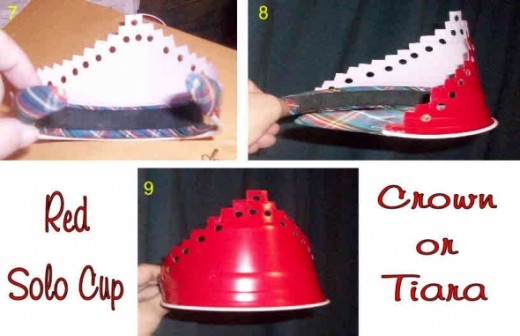 red solo cup crown or tiara