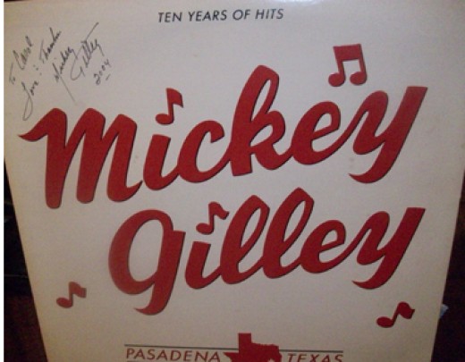 Mickey Gilly From Urban Cowboy Autographed Album