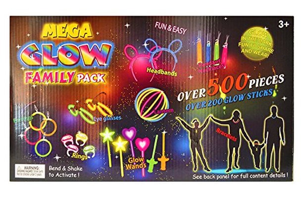 glow stick family pack party pack
