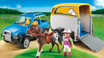 horse truck and trailer toy