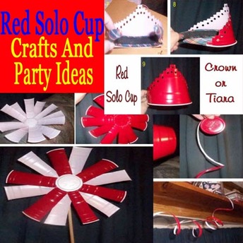 red solo cup party ideas and crafts from red solo cups